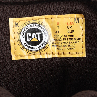 CAT 卡特彼勒 P717910 牛皮户外高帮男靴