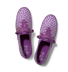Keds Taylor Swift's Champion Metallic Hearts 女士帆布休闲鞋