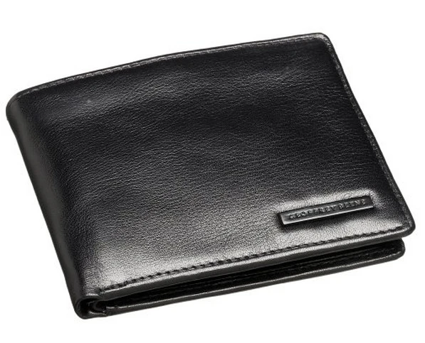 GEOFFREY BEENE Passcase 男士真皮双折钱包