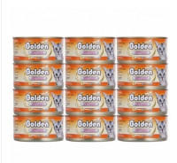 凑单品：Golden 金赏 金枪鱼+虾仁味猫罐头170g*24+顽皮 猫用妙鲜包80g *24 