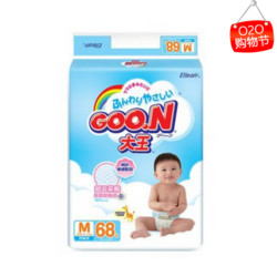 GOO.N 大王 维E纸尿裤中号M 68片【6-11kg】