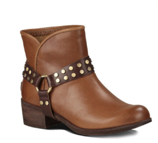 UGG australia 女款真皮短靴