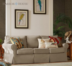 Harbor House Arena 美式乡村 三坐垫三人沙发