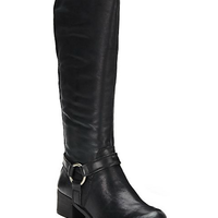LUCKY BRAND Classic 女士真皮高筒靴