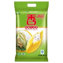 香满园 东北大米 盘锦大米 5kg 蟹稻共生 盘锦生态 大米 十斤 *5件