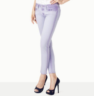 Levi'sLevi‘s 李维斯 Skinny 系列 女士紫色紧身小脚牛仔裤（断码福利）