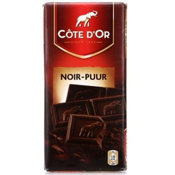 COTE D'OR 克特多 金象精制纯味巧克力 100g*10板