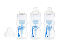 Dr. Brown's BPA Free Polypropylene Natural Flow 宽口径奶瓶 240ml*3