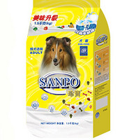 限1件：SANPO 珍宝宠物 什锦牛奶球 成犬狗粮 10Kg（500g*20袋）