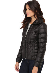 Kenneth Cole New York Quilted Packable Down 女士修身羽绒服