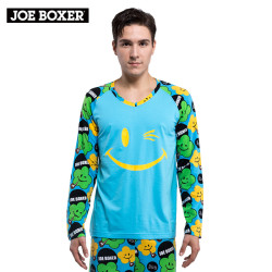 JOE BOXER 棉质印花针织居家服上装