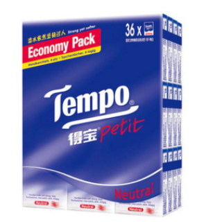 Tempo 得宝 迷你纸手帕 天然无味