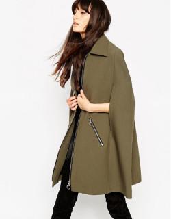 asos 女款斗篷外套
