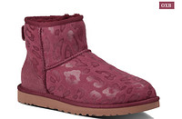 UGG australia 女士短款雪地靴 豹纹款 1006752