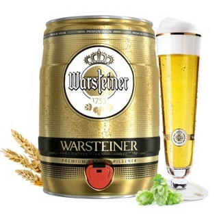 WARSTEINER 沃斯乐 黄啤酒 5L