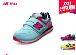 new balance 男女中大童运动鞋