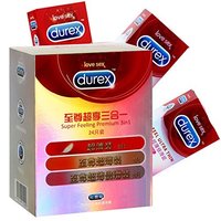 Durex 杜蕾斯 至尊超享三合一24只装(至尊倍滑8只+至尊超薄8只+超薄8只)