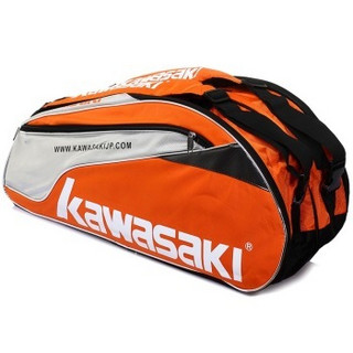Kawasaki 川崎 TCC-8604 羽毛球包（六只装、橙色） *4件