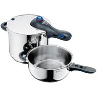 WMF 福腾宝 Perfect Plus (6.5L+3L)高压锅2个+蒸屉 共4件套