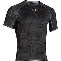 凑单品：UNDER ARMOUR HeatGear Armour Printed 男士压缩短袖