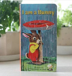 《I Am a Bunny》我是一只小兔子 英文原版绘本（纸板书）