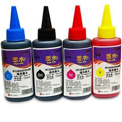 Laser 莱盛 通用型墨水 黑红黄青四色装