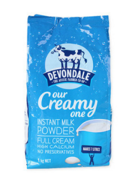 德运 Devondale 高钙全脂 成人奶粉1kg