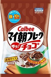 Calbee 早餐玉米片 巧克力味 400g