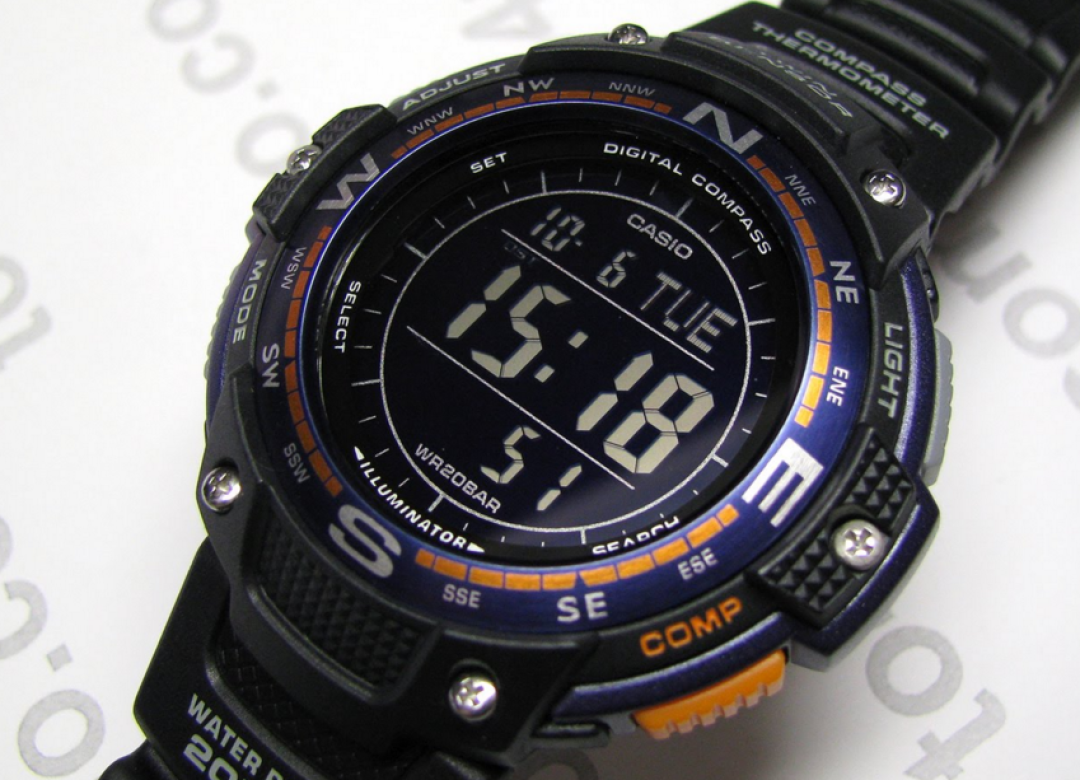 物美价廉-casio登山表SGW-100-2BCF