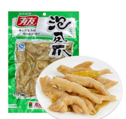 有友 泡椒鸡爪180g*2件