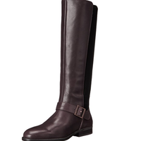 Nine West 玖熙 Vidonia 女士真皮高筒靴