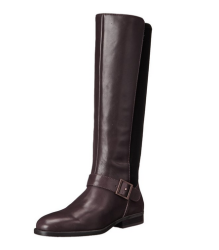 Nine West 玖熙 Vidonia 女款真皮过膝靴