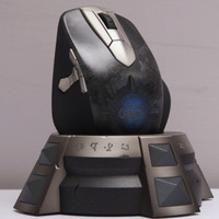 SteelSeries 赛睿 World of Warcraft MMO 魔兽世界 游戏鼠标（有线/无线切换、带充电底座）