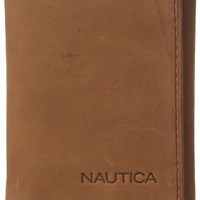 NAUTICA 诺帝卡 Mainmast Trifold 男款 真皮钱包