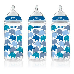 NUK Elephants Orthodontic Bottle 婴儿奶瓶 (300ml*3支)