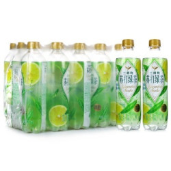 SUNTORY 三得利 苏打绿茶 500ml*15瓶 整箱