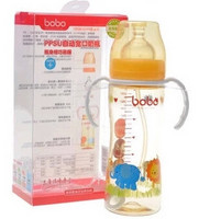 bobo 乐儿宝 BP628B 变流量带手柄吸管杯 300ml*2个