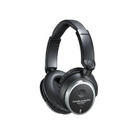 audio-technica 铁三角 ATH-ANC7B 耳罩式头戴式有线耳机 黑色 3.5mm