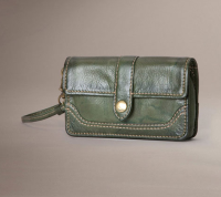 新低价：FRYE Campus Leather Wristlet 女士真皮手腕包