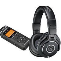 TASCAM DR-05 专业录音笔+铁三角 ATH-M40x专业录音监听耳机