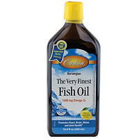 Carlson卡尔森 Fish Oil Liquid Omega-3柠檬味液体鱼油 500ml 