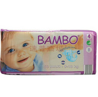 BAMBO 班博 有机纸尿裤4#50片 适用于9-18kg