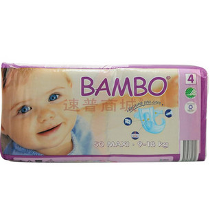 BAMBO 班博 有机纸尿裤 4# 50片