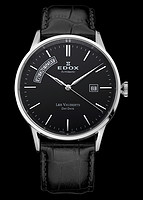 新低价：EDOX 依度 Les Vauberts系列 83007-3-NIN 男款机械腕表