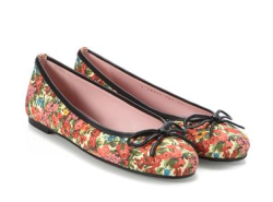 PRETTY BALLERINAS 女士印花芭蕾舞鞋 印花款