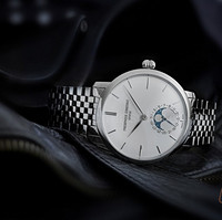 FREDERIQUE CONSTANT 康斯登 Slim Line Moonphase FC-705S4S6B 男款机械腕表