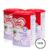 Cow&Gate 牛栏 婴幼儿奶粉 2段 900克*3桶