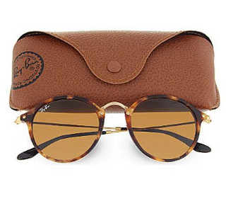 Ray·Ban 雷朋 Aviator 0RB2447 太阳镜 F61351 玳瑁色镜框浅茶色渐变镜片 尺寸52