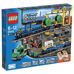 LEGO 乐高 60052 城市系列 遥控货运火车+城市系列 60117 露营车