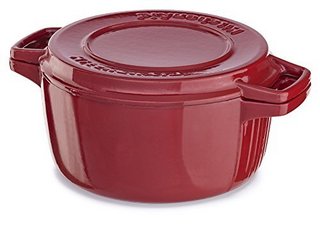 KitchenAid 凯膳怡 KCPI60CRER Professional 6-Quart 铸铁搪瓷锅